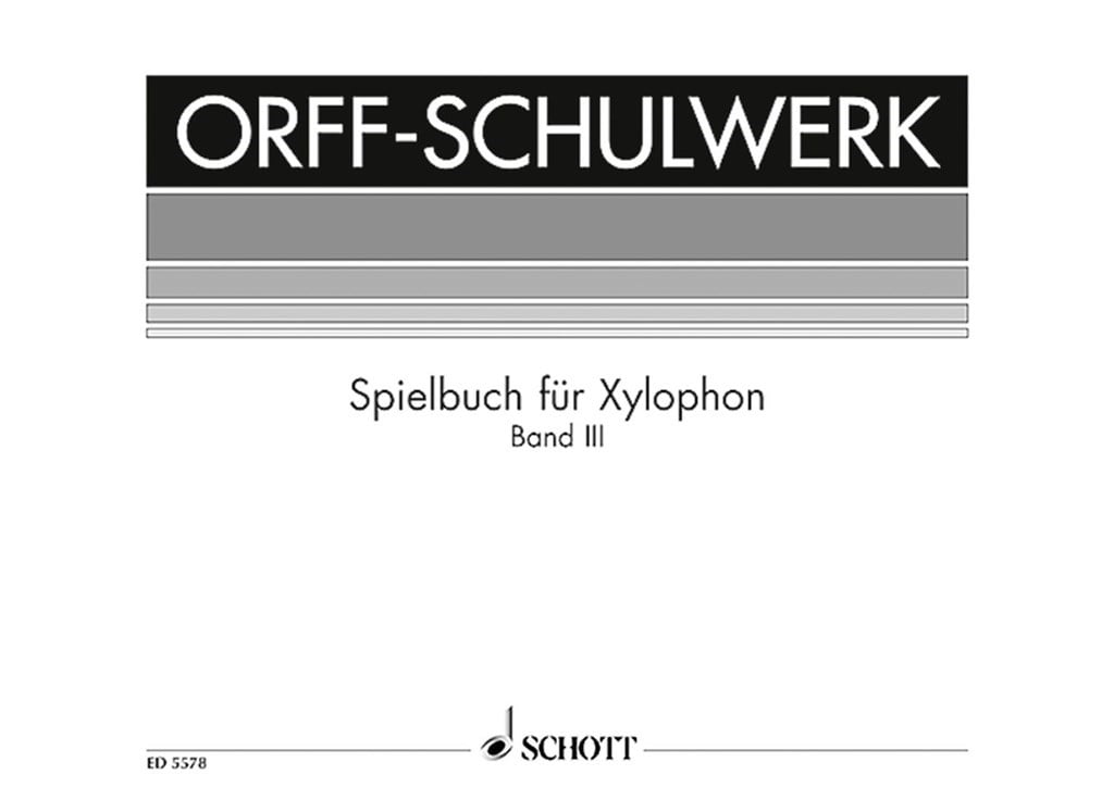 Spielbuch für Xylophon Vol. 3